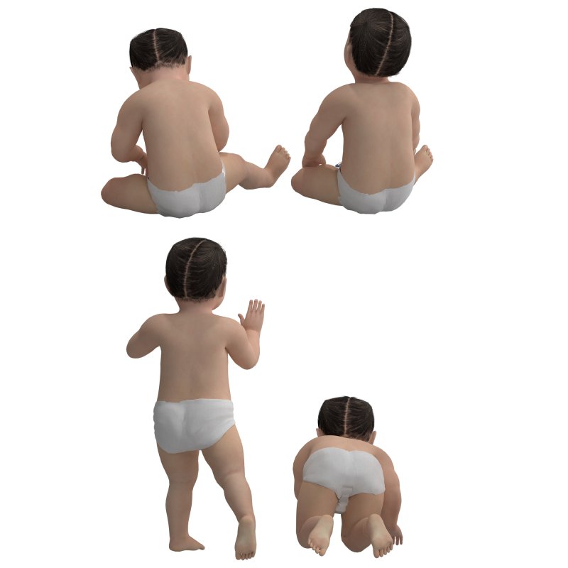 Boy Baby in 4 Poses - Image 3