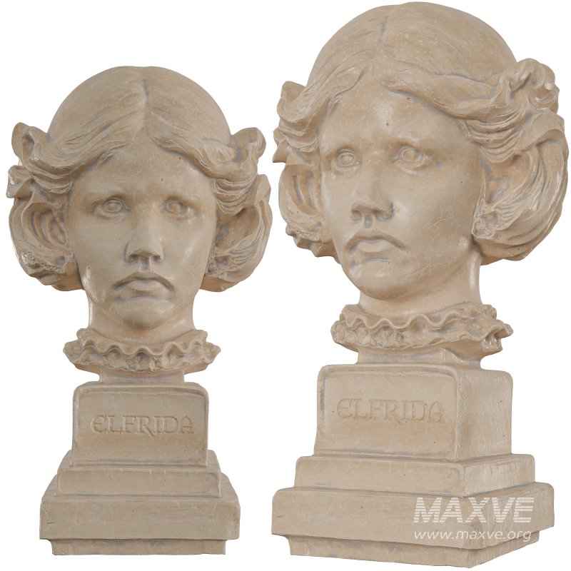 Stone Bust of Elfrida - Image 6