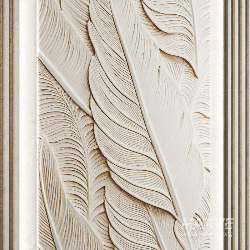 Wall panel with tropical leaves 012 - Image 3