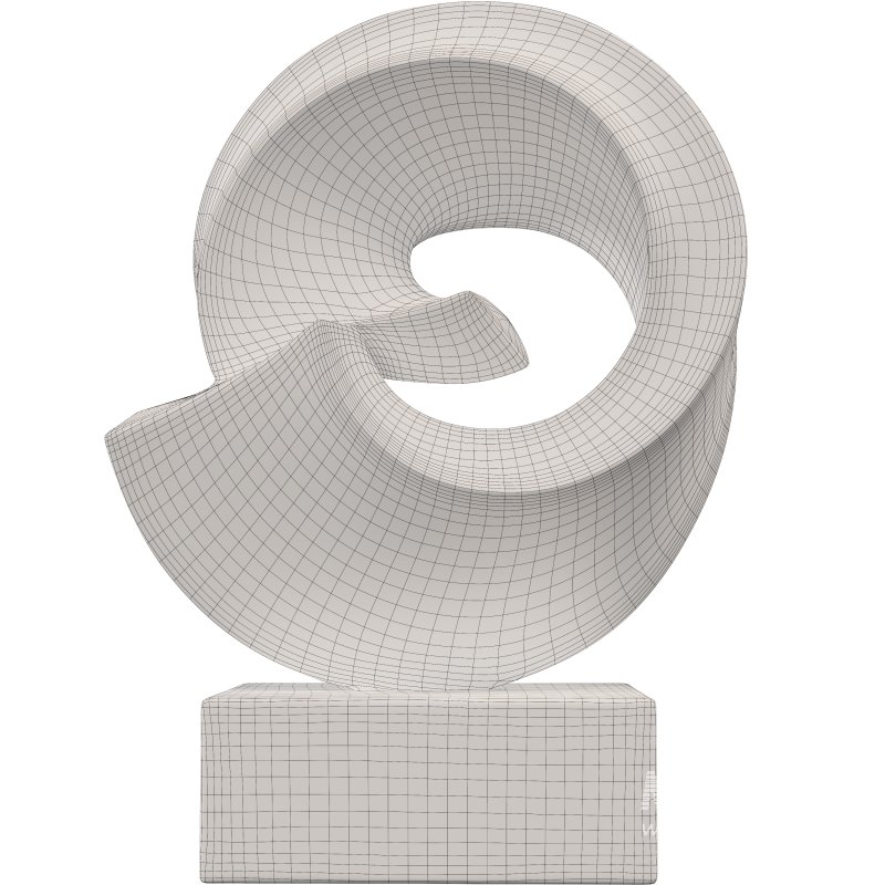 Infinity Loop Sculpture Modern Abstract - Image 1