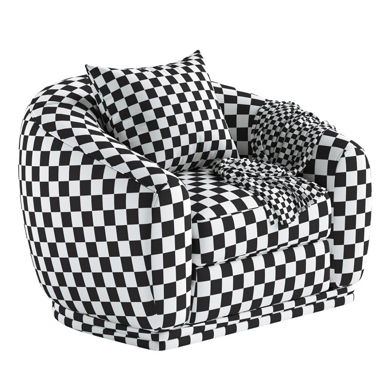 Marlowe Grey Lounge Chair - Image 1