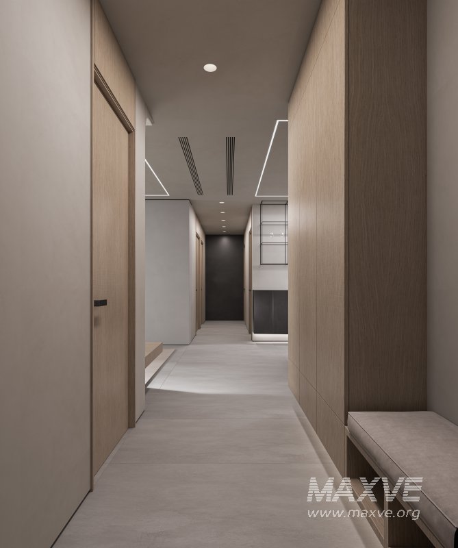 Modern living room and dining room interior scene - Image 7