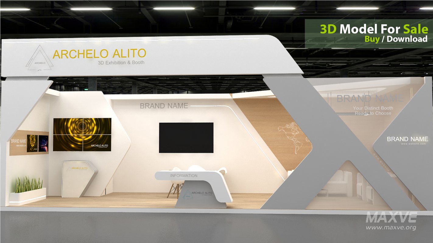 3D Exhibition Booth Model - Image 7