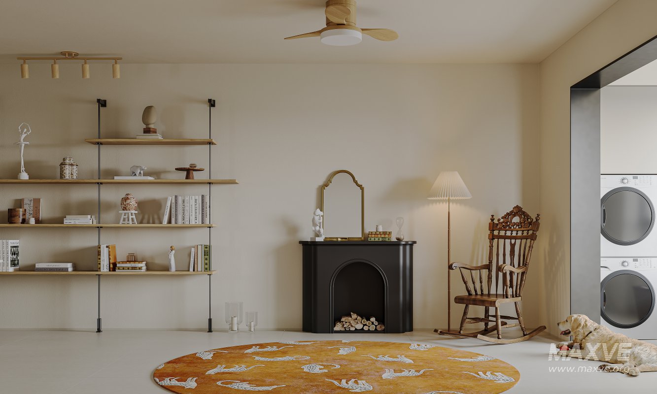 Eclectic living and dining room interior - Image 1