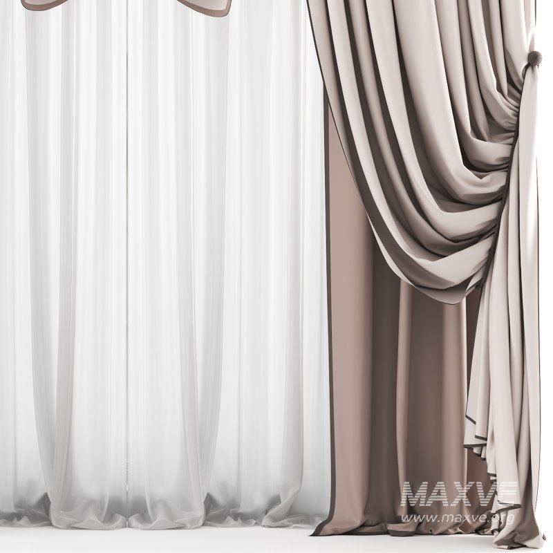 Silk and Cotton Curtain Set 80 - Image 4