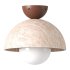 Nerio Travertine Ceiling Light - Thumbnail 5