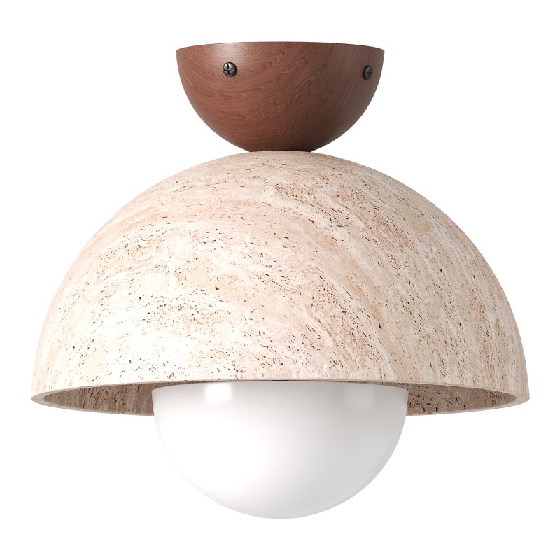 Nerio Travertine Ceiling Light - Image 5
