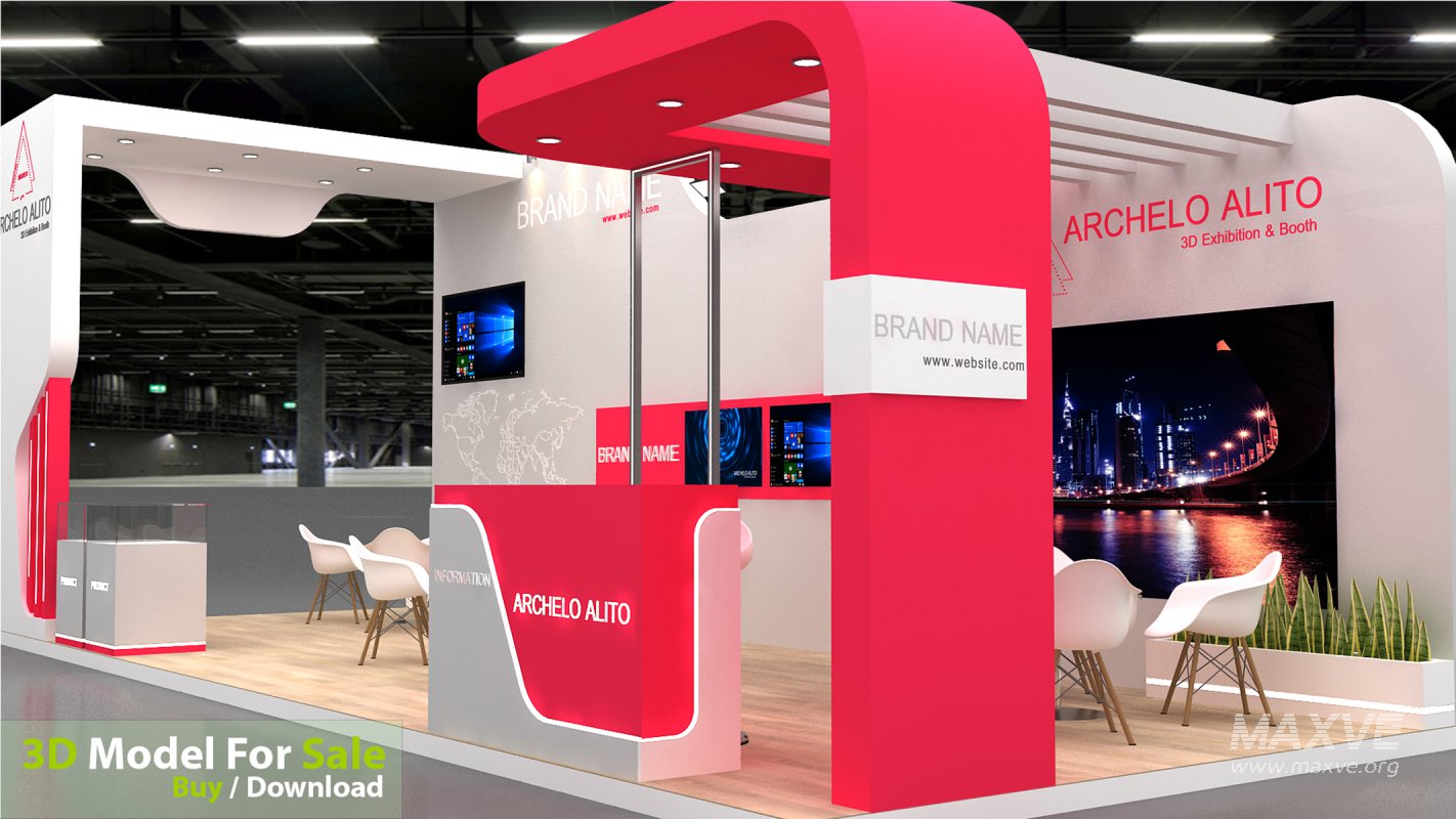 exhibition 3d model - Image 7
