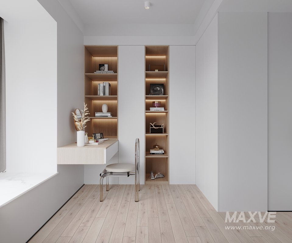 Modern living room and dining room interior scene - Image 2