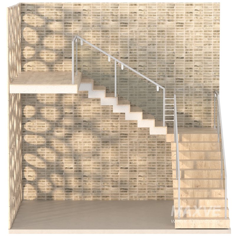 Wooden L Shape Staircase - Image 6