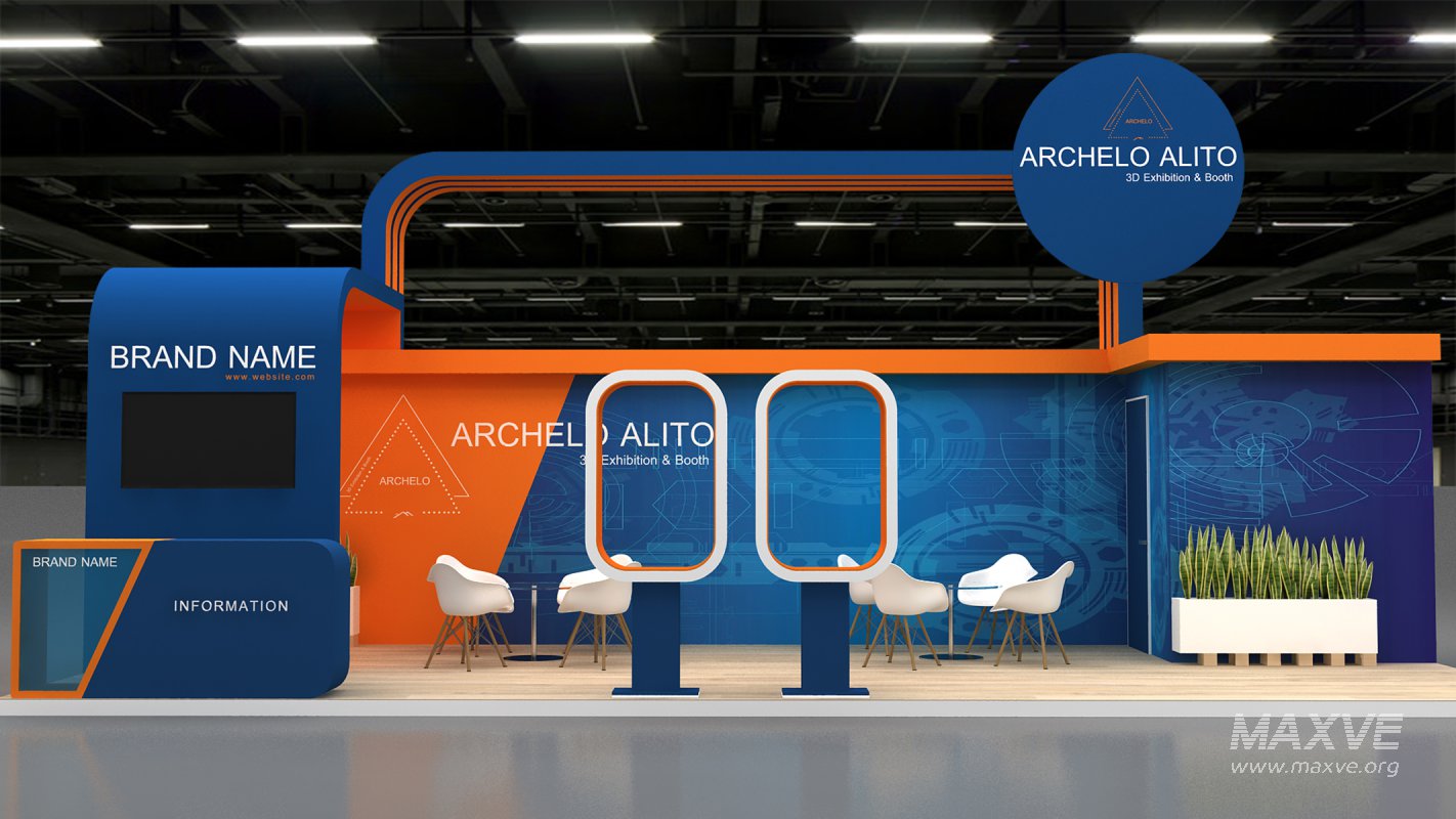 3d kiosk booth exhibition - Image 4