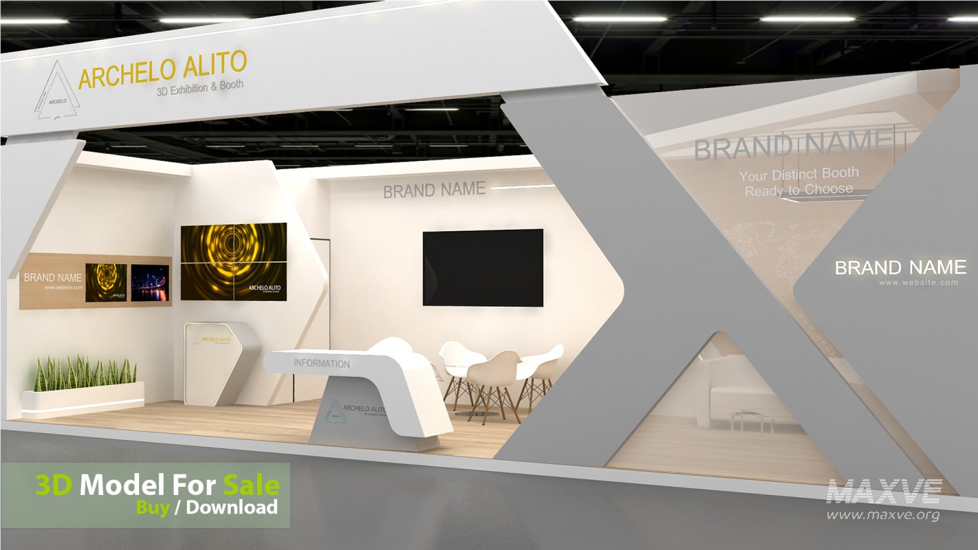 3D Exhibition Booth Model - Image 6