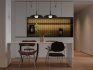 Modern living room and dining room interior scene - Thumbnail 3