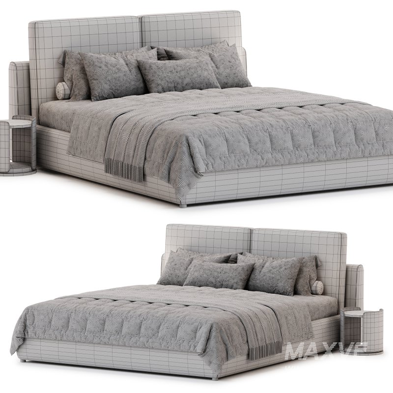 Cloud Bed Queen Cream Boucle Sundays Company - Image 4