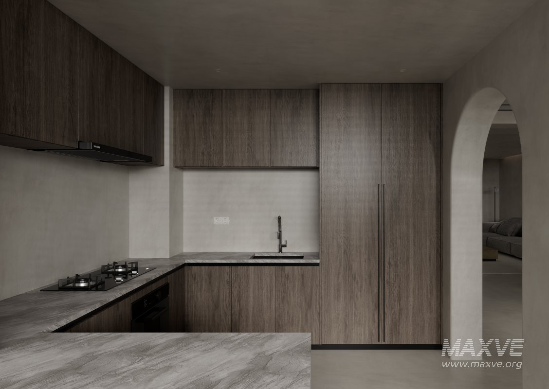 Modern living room and dining room interior scene - Image 12