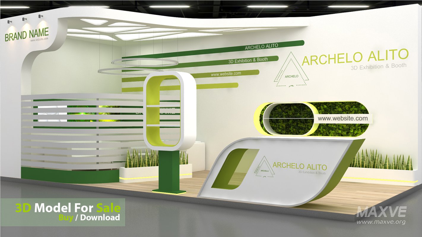 3D Stand Booth Model - Image 3