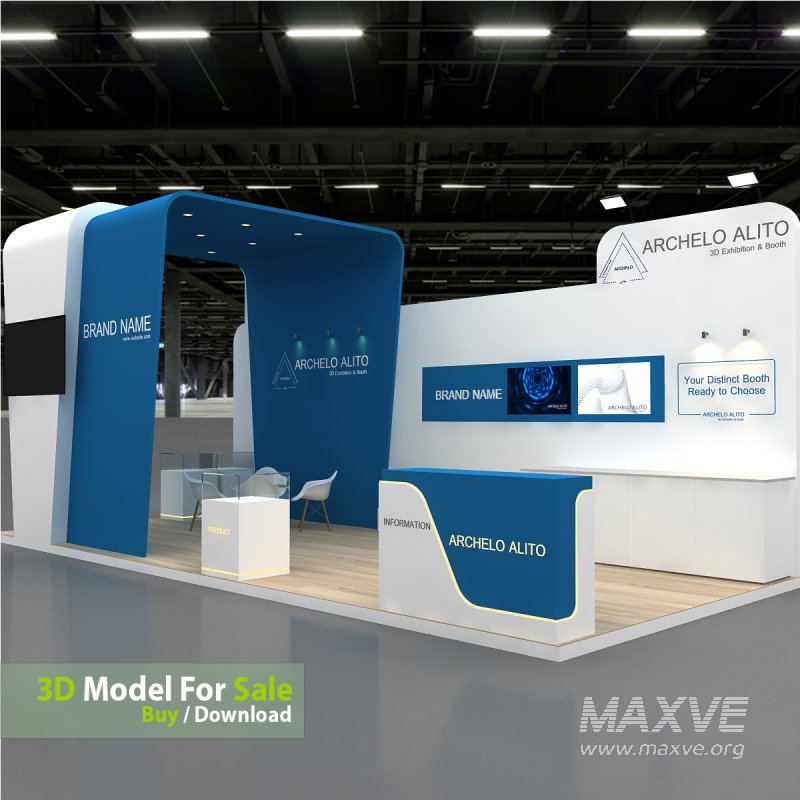 exhibition 3d model - Image 7