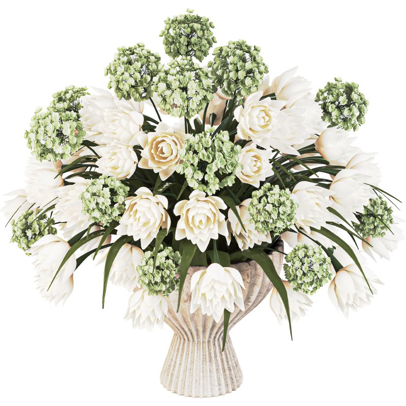 Plants Bouquet Vase 33 - Image 1