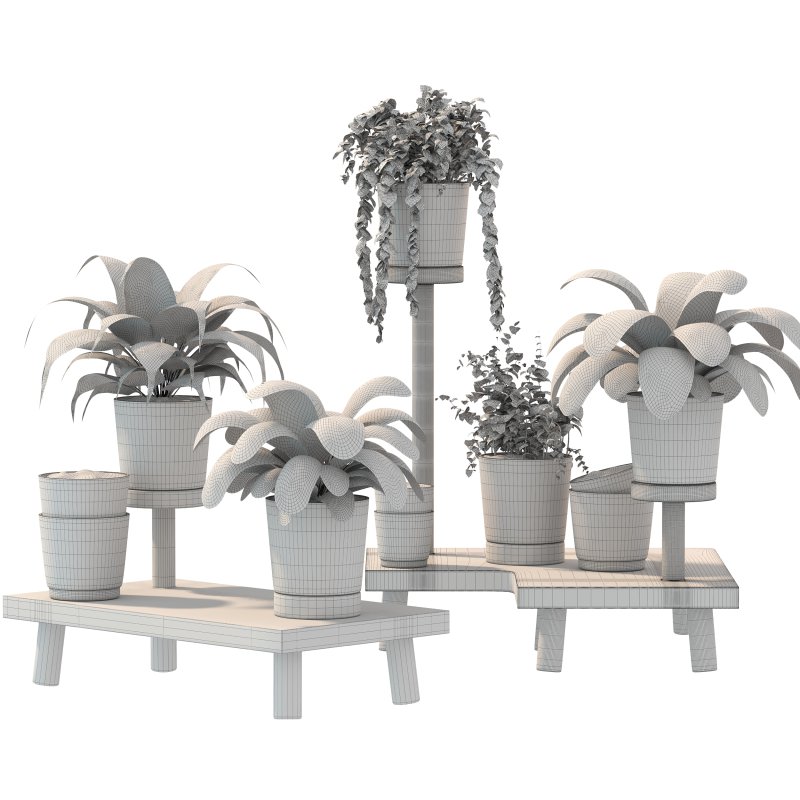Wooden Stand Plant - Image 2