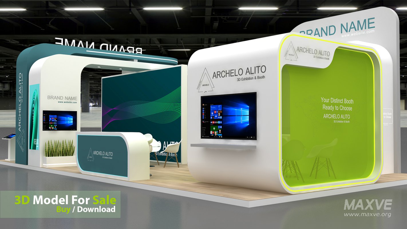 3d exhibition booth stand tradeshow - Image 4