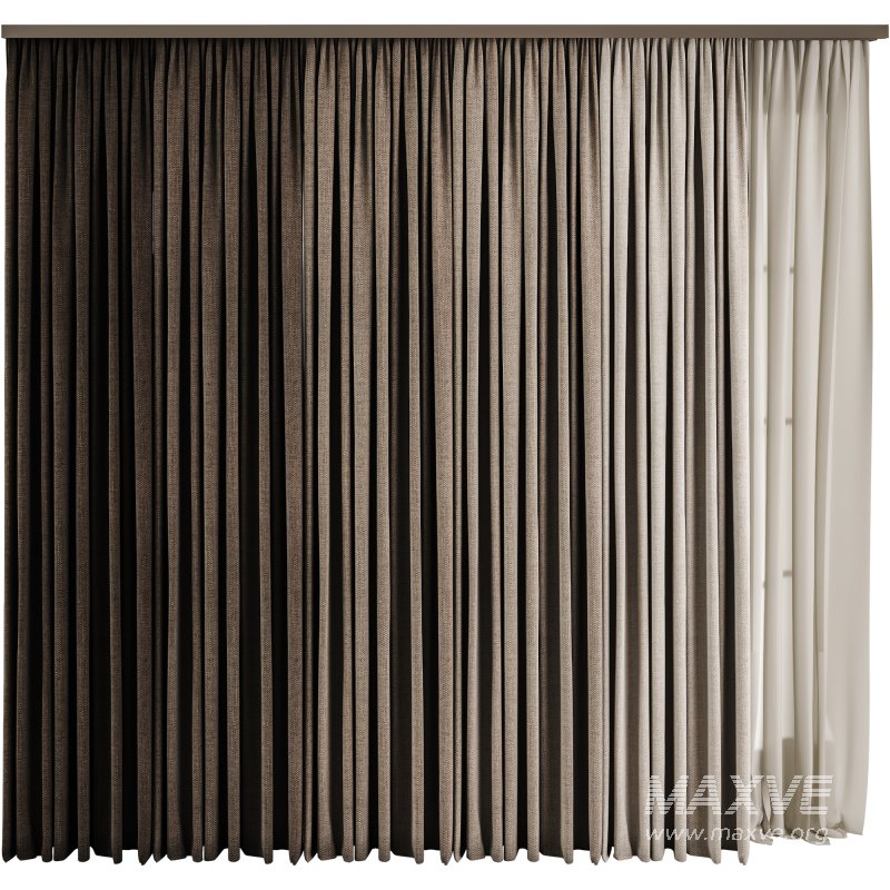 Silk and Cotton Curtain Set 86 - Image 1