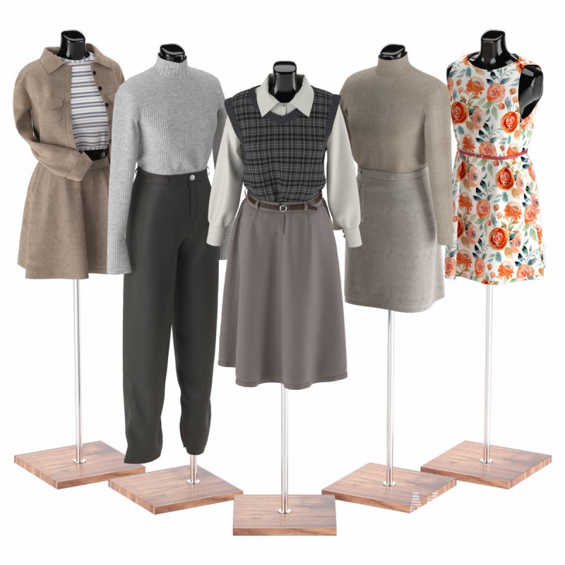 Mannequin_Set_vol_006 - Image 1