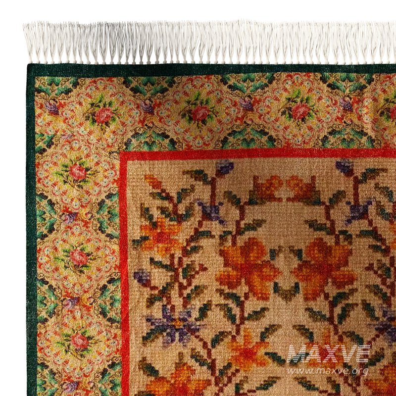 Evelyn Needlepoint Digital Printed Rug - Image 3