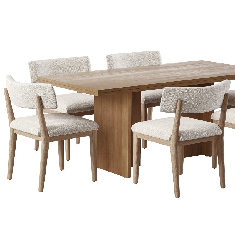 Cardell Dining Chair and Lars Dining Table - Image 4