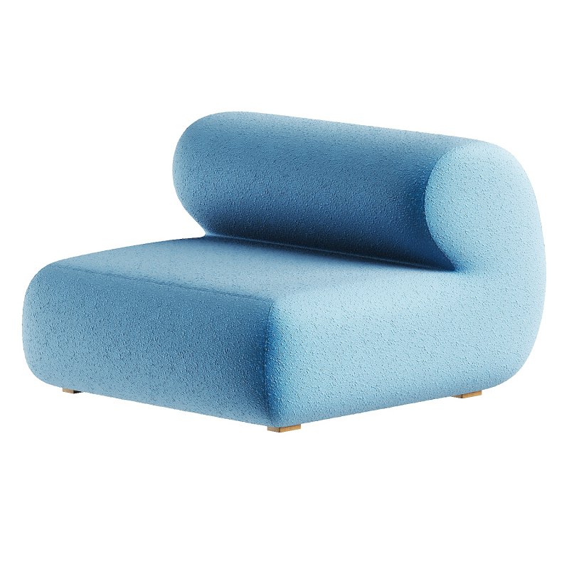 velvet green armchair - Image 3