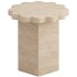 Scalloped Indoor and Outdoor Side Table - Thumbnail 1