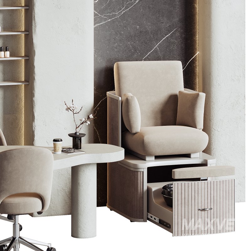 Barber and Manicure area in beauty salon 09 - Image 4