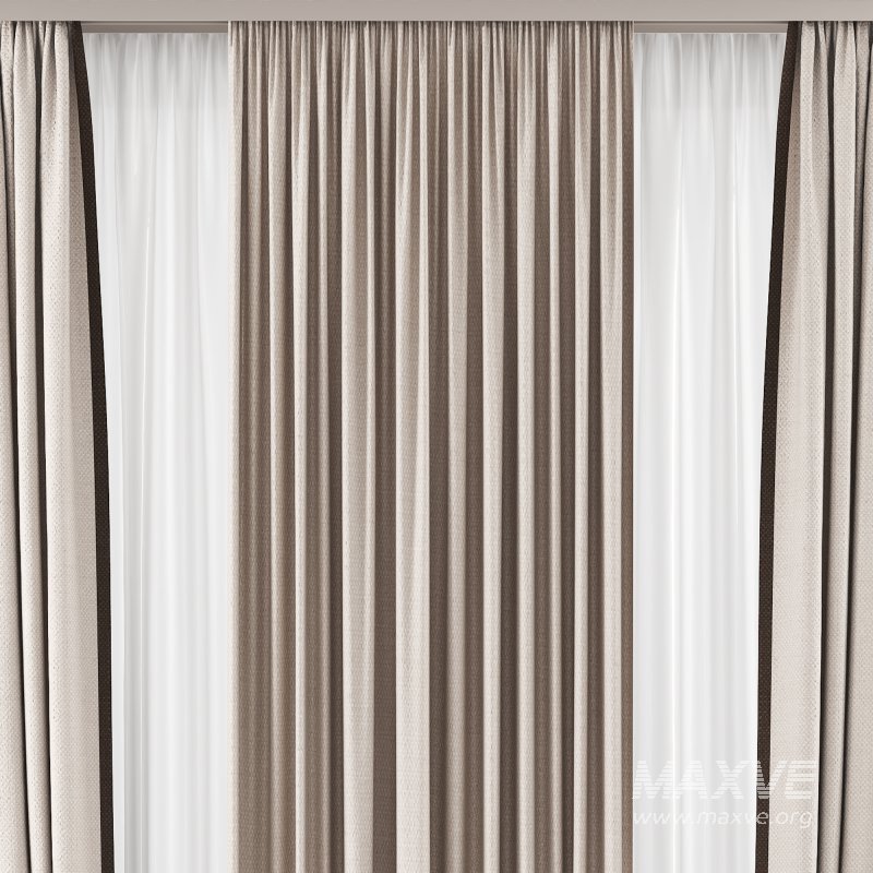 GO Silk and Cotton Curtain Set 88 - Image 3
