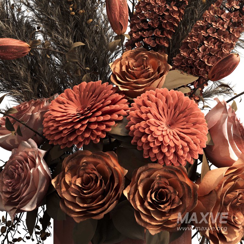 Bouquet of flowers set 001 - Image 1