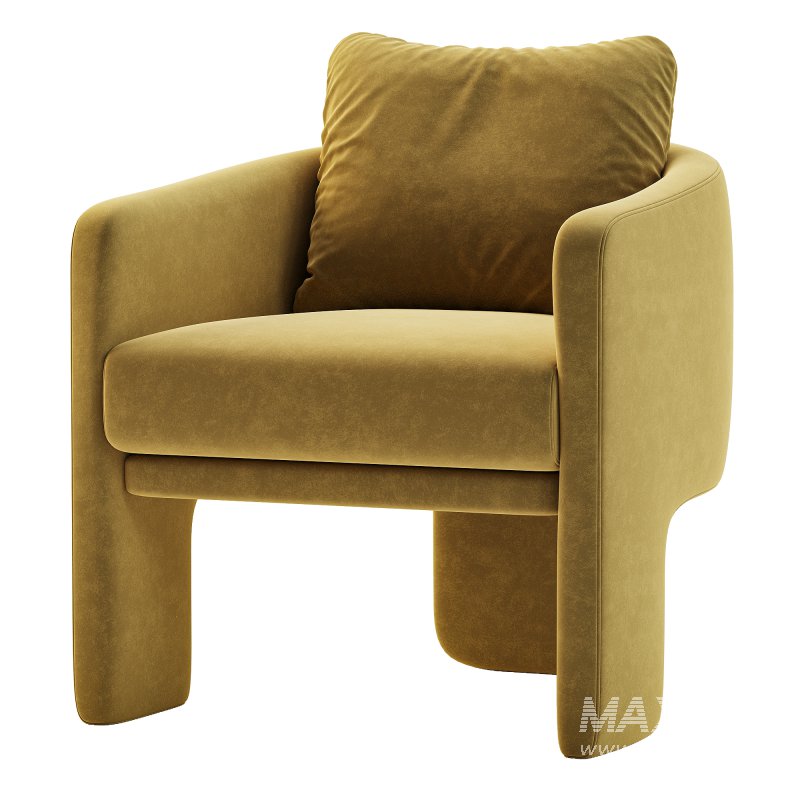 Efren Fabric Armchair - Image 5