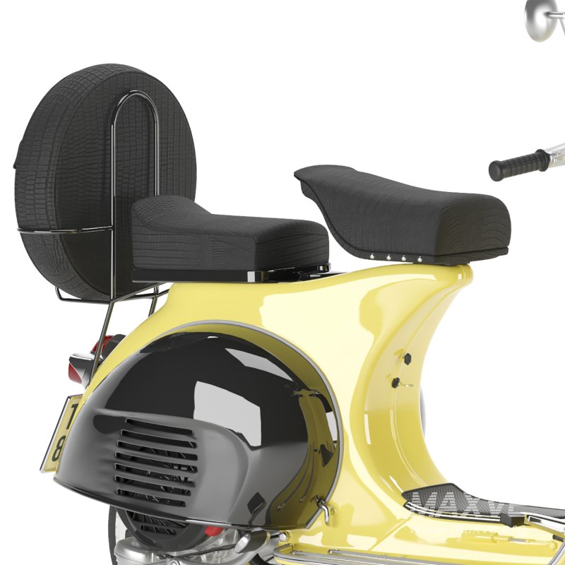 yellow vespa motor - Image 4