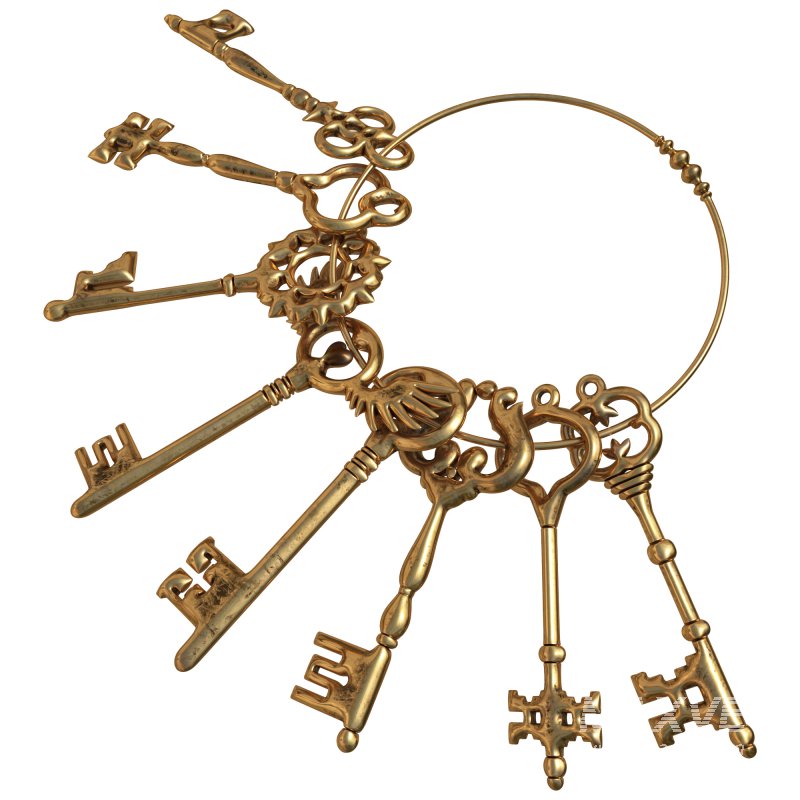 Vintage key ring 04 - Image 4