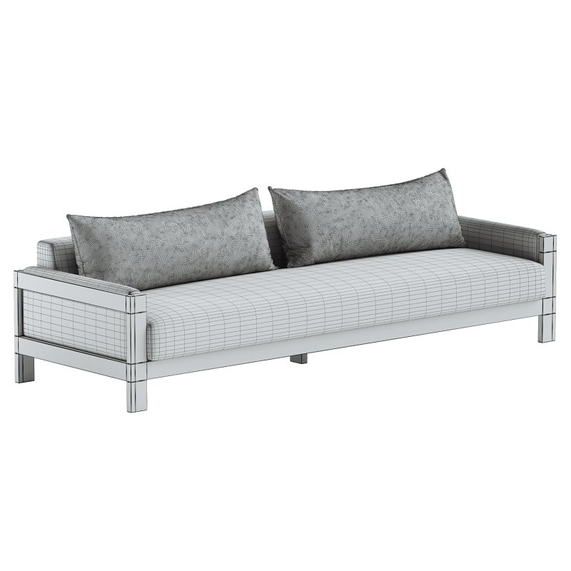 Chapman Outdoor Metal Sofa - Image 1