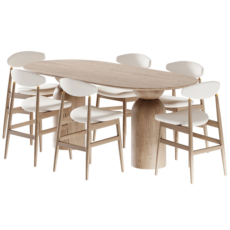 Dining set 018 - Image 2
