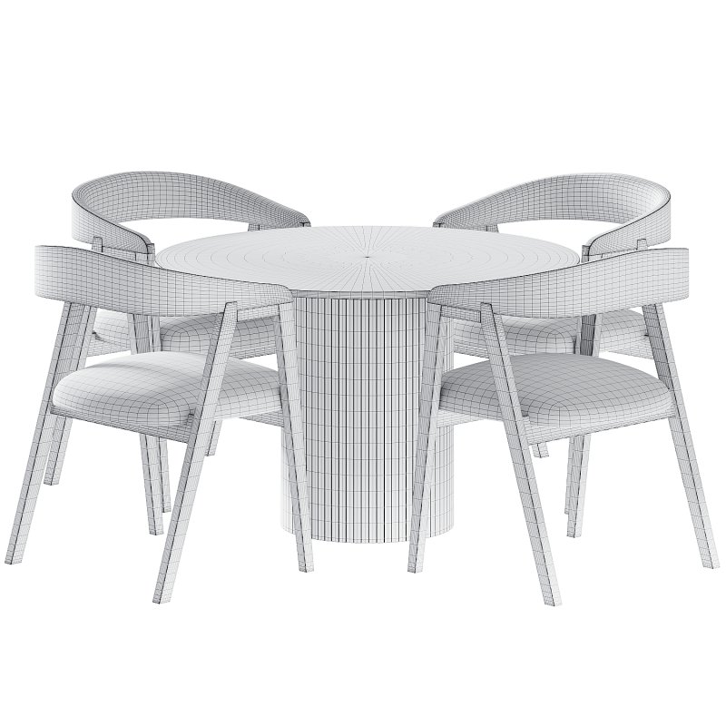 Dining set 07 - Image 3