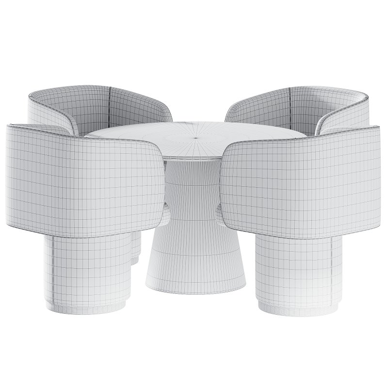 Dining set 04 - Image 3