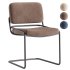 Cantilever chair Don in corduroy - Thumbnail 5