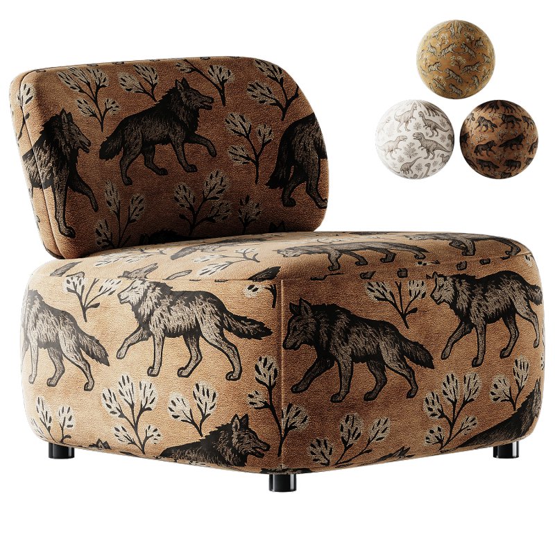 Nelvi Velvet Grey Chair by divan - Image 1