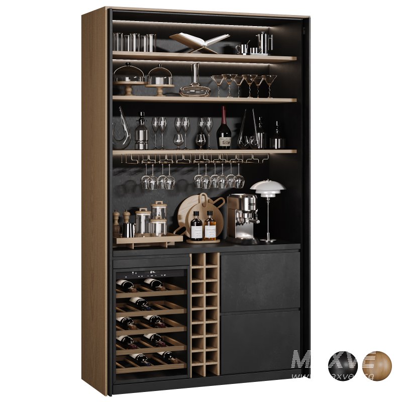 Hidden built in cabinet coffee bar2 - Image 1