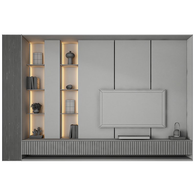 tv wall set 28 - Image 3