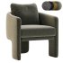 Efren Fabric Armchair - Thumbnail 1