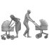 Parents with Baby Stroller 2 - Thumbnail 3