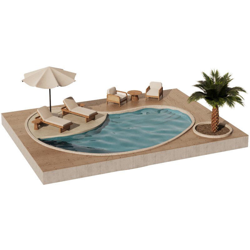 Swimming pool Set1 - Image 2