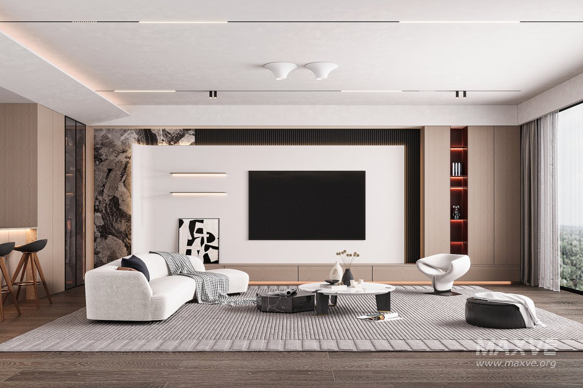 Modern living room - Image 1
