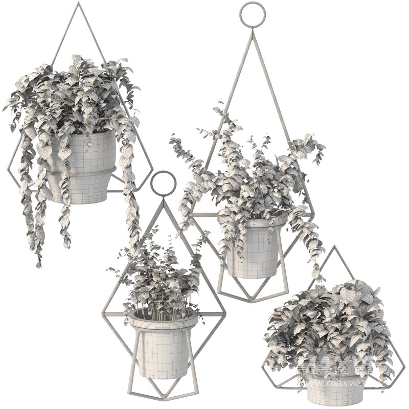 Modern Planters With Geometric Designs - Image 2