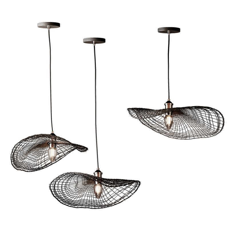 Boho Hand-woven Rattan Chandelier Decorative Pendant Light - Image 5